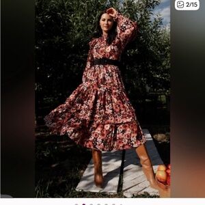 Rachel parcell LONG sleeve MODEST DRESS